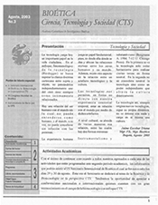 Boletín No. 3 (Agosto 2003)