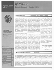 Boletín No. 5 (Agosto 2004)