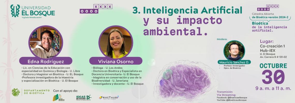 Cátedra Abierta de Bioética 2024-2 "Bioética de la inteligencia artificial"